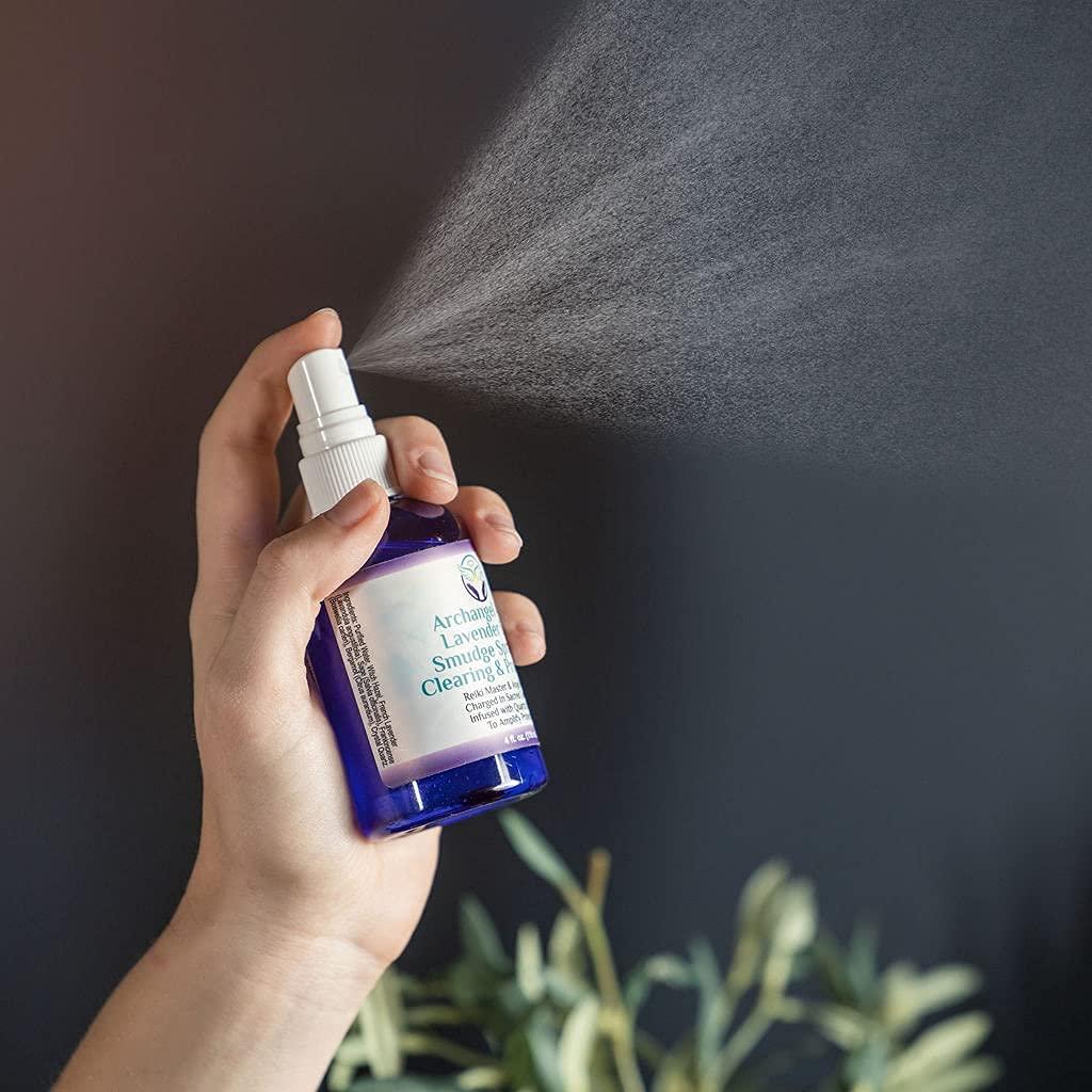 Heal The Masses Sage Smudge Spray Archangel Ariel Lavender and Sage