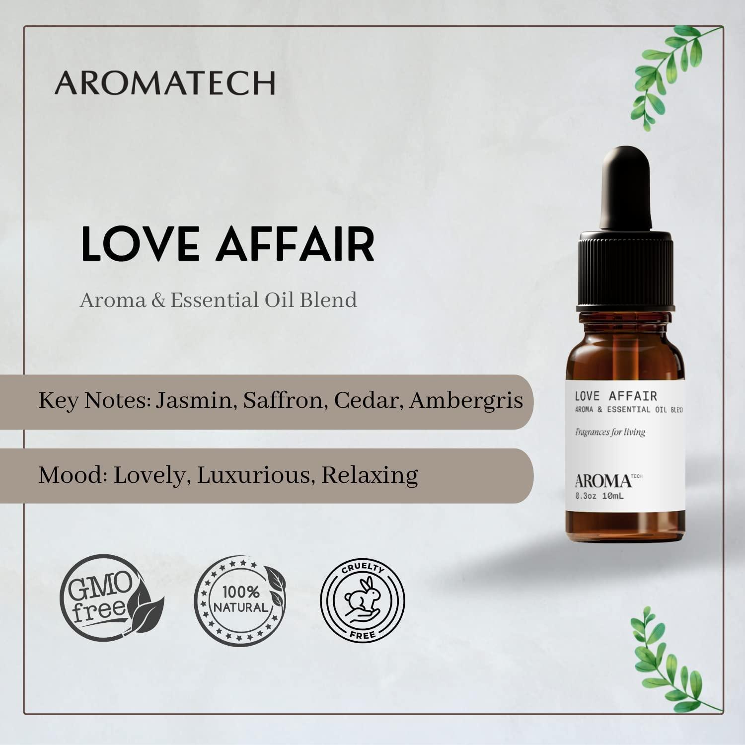 AromaTech Love Affair Aroma Oil for Scent Diffusers 10 Milliliter 0.3 Fl Oz (Pack of 1)