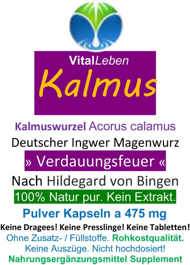 Kalmus Root Capsules Natural Digestive Aid & Aperitif Ayurveda
