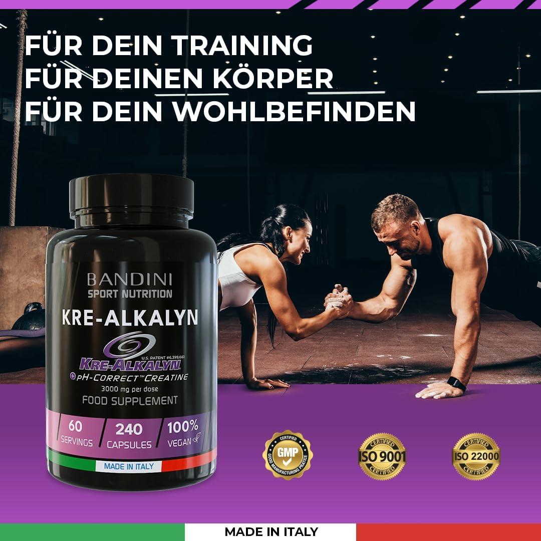 Kre-Alkalyn® 240 Kapseln - Bandini Sport Nutrition - Online Kaufen