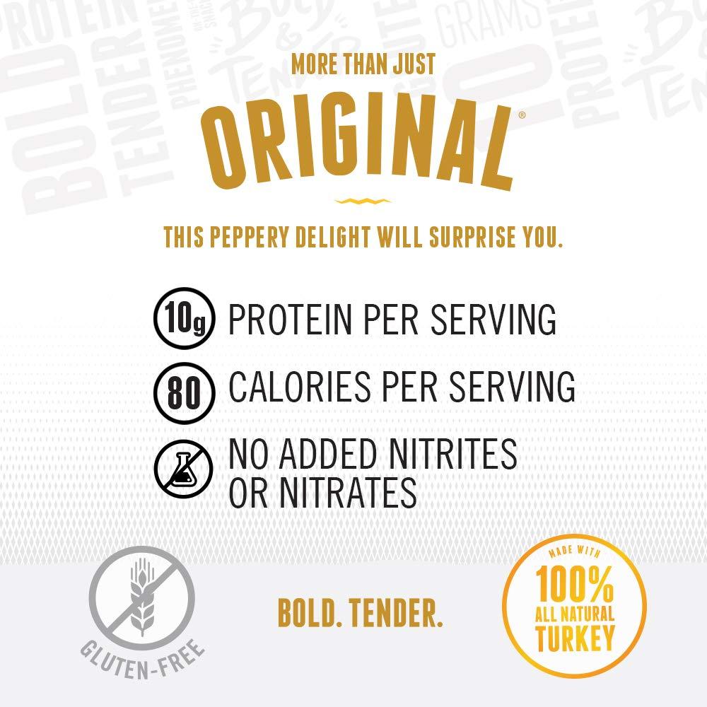 Perky Jerky Original Turkey Jerky 14oz - Low Sodium - 10g Protein per ...