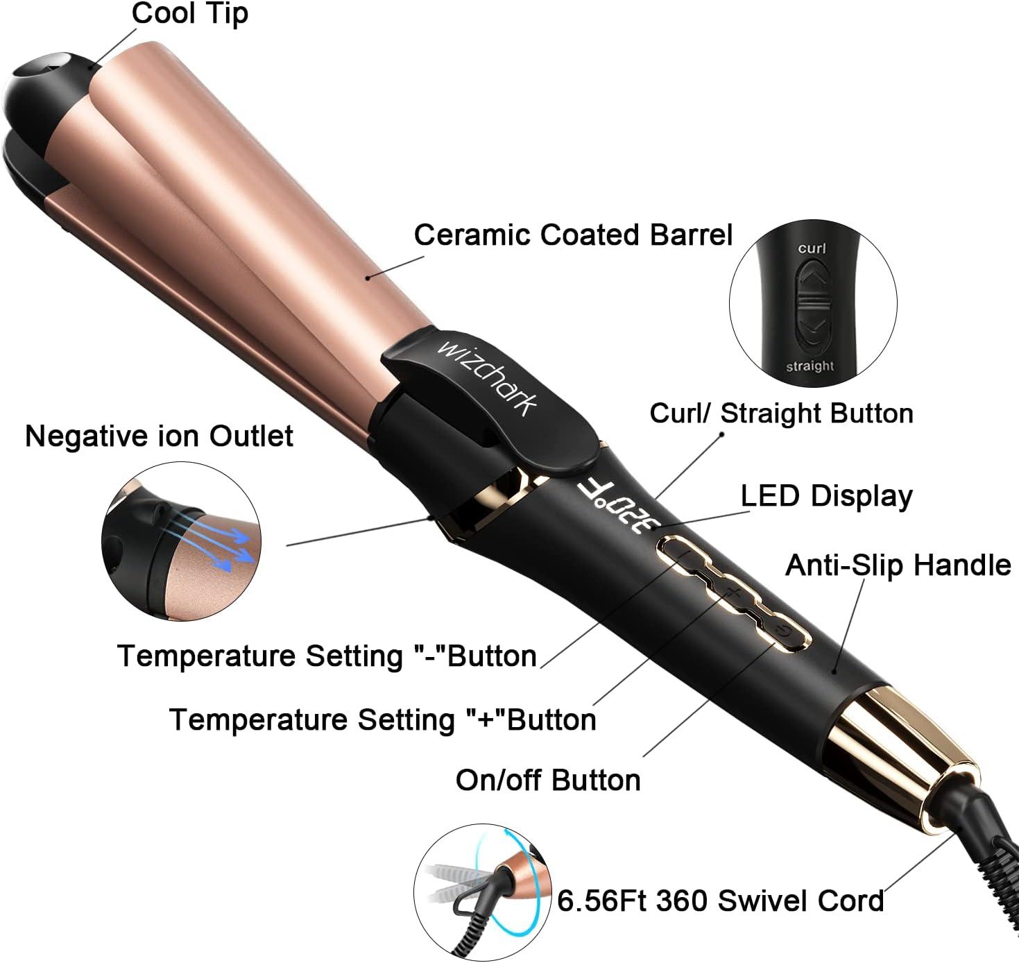 Ceramic tourmaline ionic flat iron hair straightener canada outlet cheap