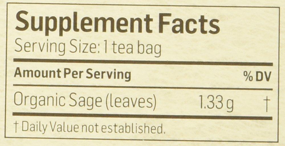 Alvita Teas Sage Tea Bags, 24 Count