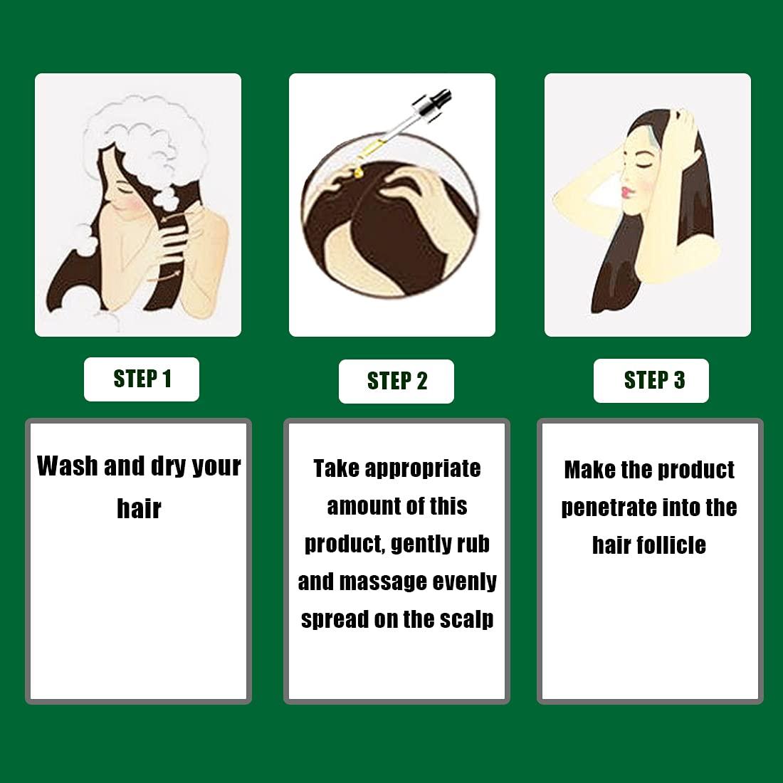 Hair Regrow Ginger Germinal Essential Oil, Ginger Anti Hair Loss Serum