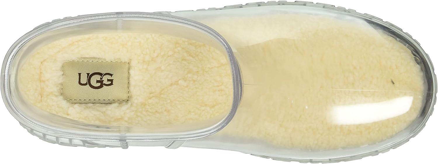 UGG Women's Drizlita Rain Boot Clear Waterproof and Stylish