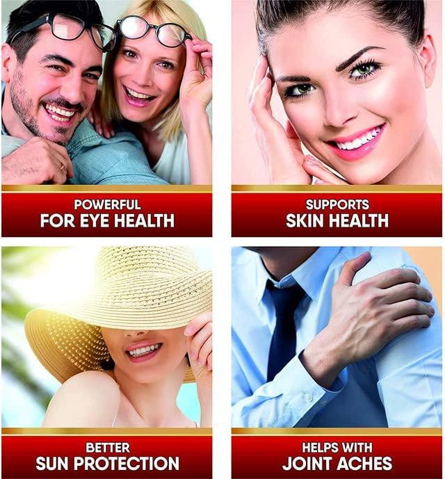 Premium Astaxanthin 10mg Supplement Pure Antioxidant for Skin, Eyes, Arthritic Joints, Healthy