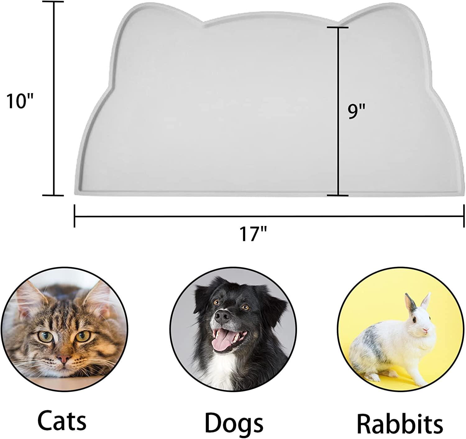 Small cat sale food mat