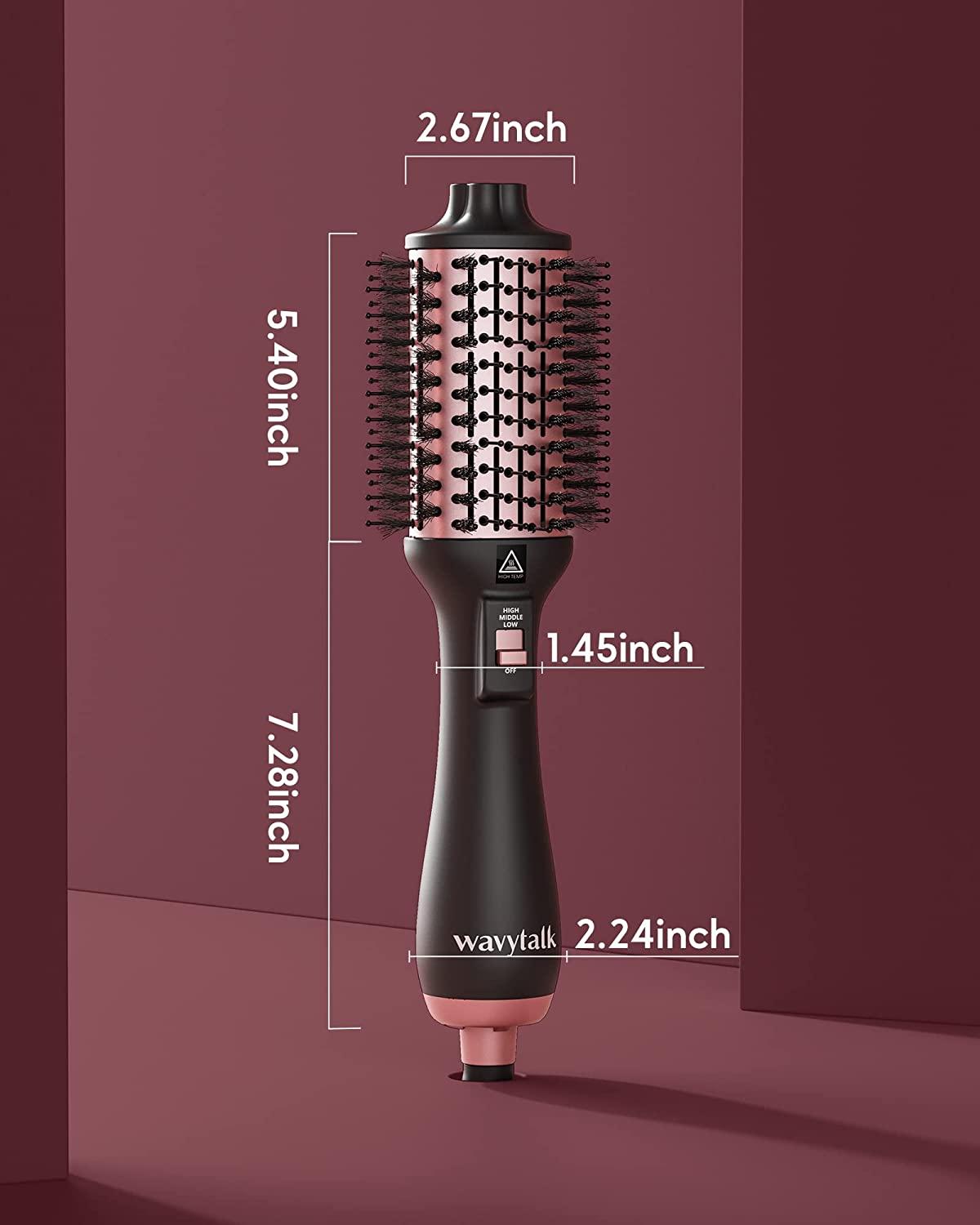 3in1 Hair Dryer Brush with Negative Ionic Technology Volumizing Blowout Styler for Drying