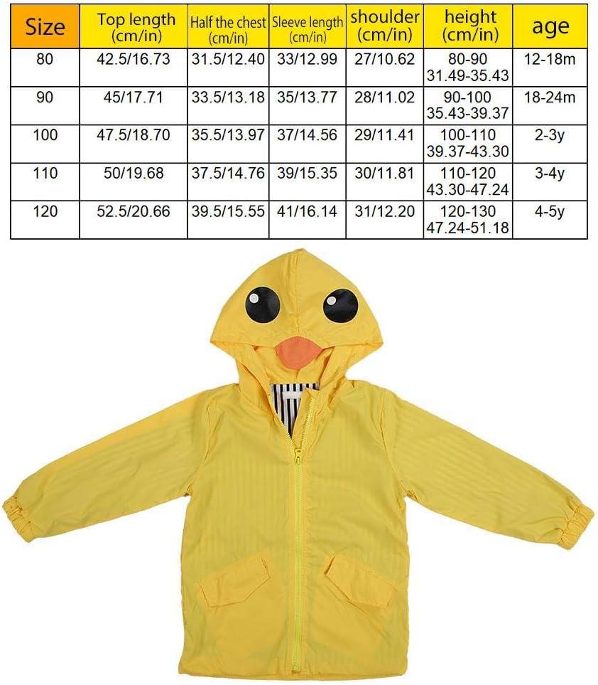 Baby Duck Raincoat Summer Baby Boy Girl Duck Waterproof Cute Cartoon