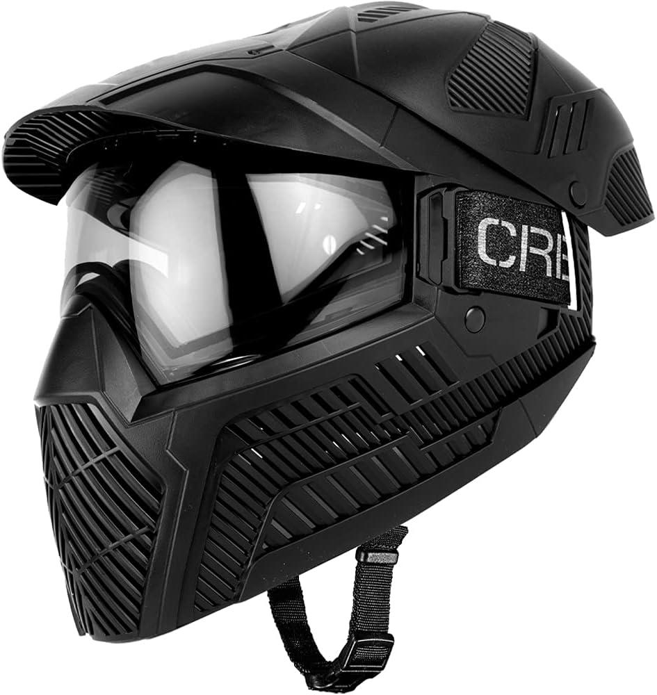 Carbon Paintball Carbon OPR Full Head Coverage Thermal Paintball Goggles  Mask - Black