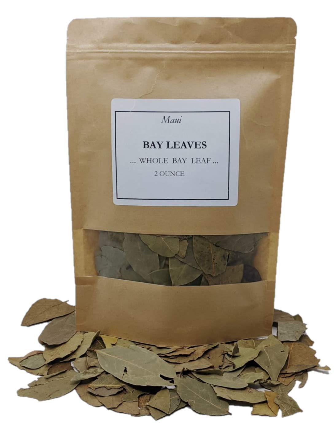 Maui Whole dried bay leave. 2 OZ Fresh bay leaves Natural Non Gmo