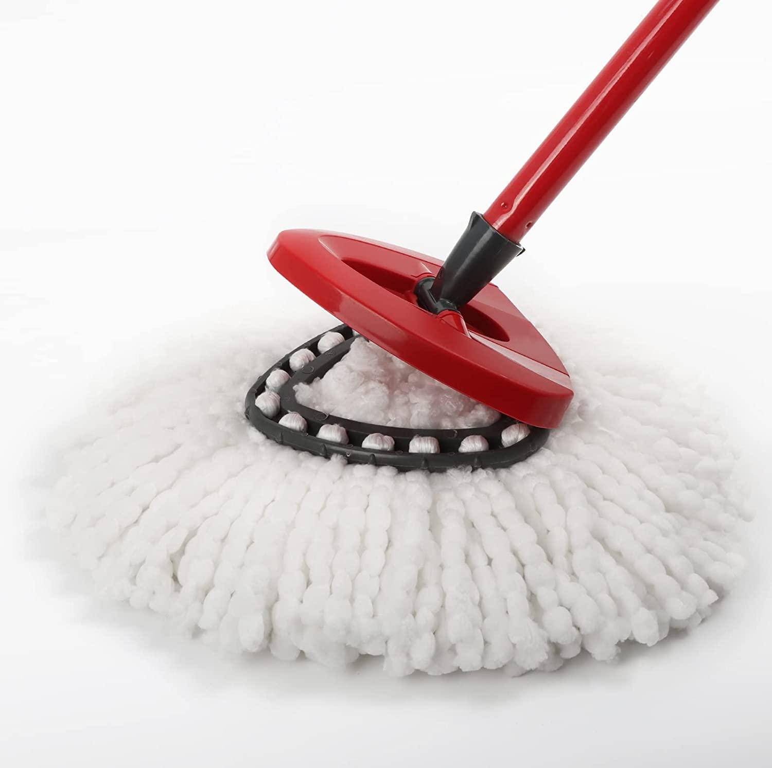 2 Pack Spin Mop Replacement Heads Compatible with OCedar EasyWring Spinning Mop Microfiber