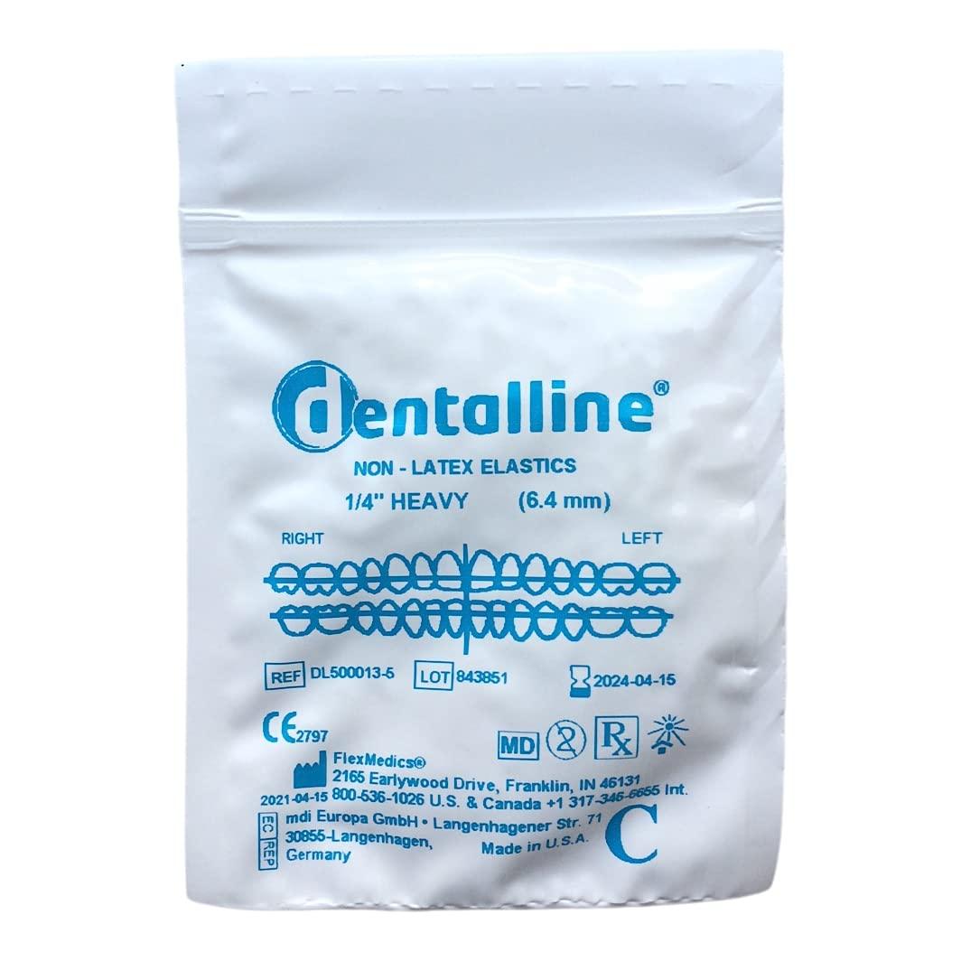 Buy Snorflex Dental Elastics - Latex-Free Intraoral Rubber Rings 1/4 ...