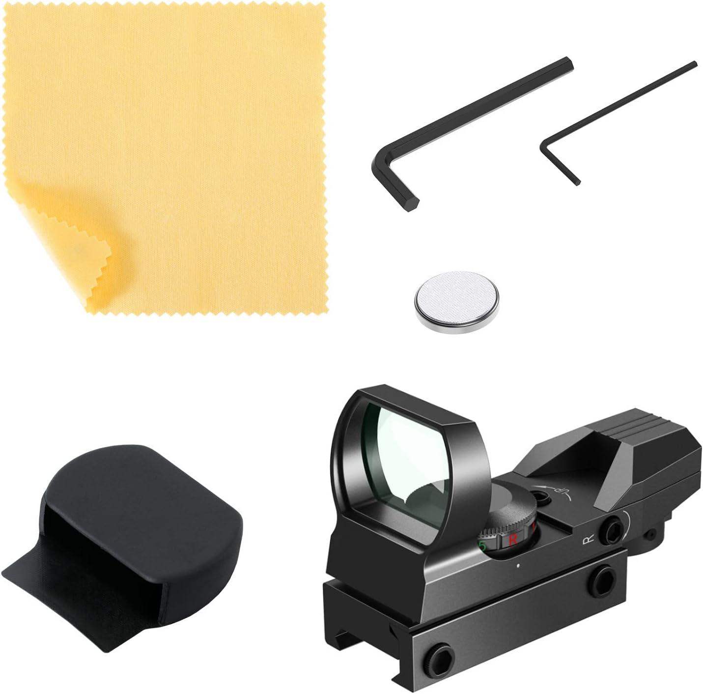 Reflex Sight, Ohuhu Red Green Dot Gun Sight Scope Reflex Sight