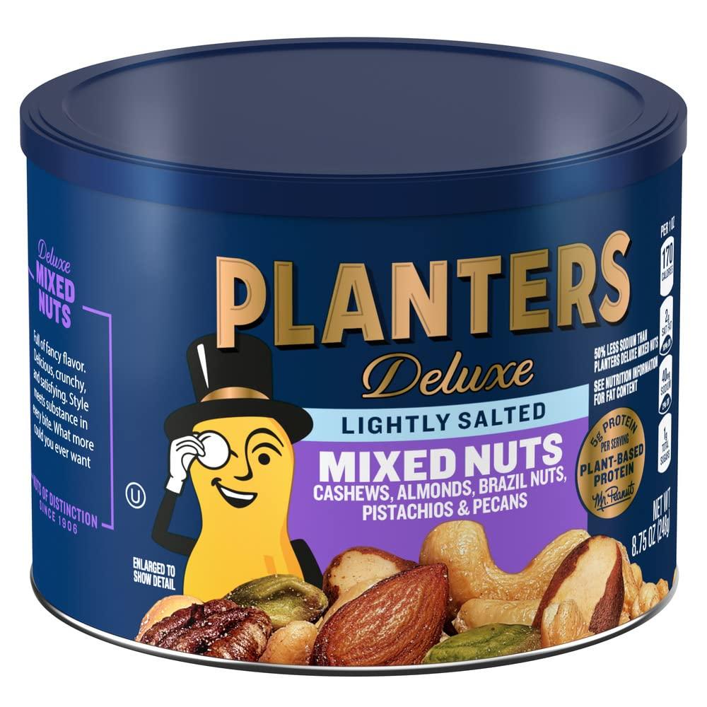 Planters Unsalted Roasted Mixed Nuts (10.3 oz Can)