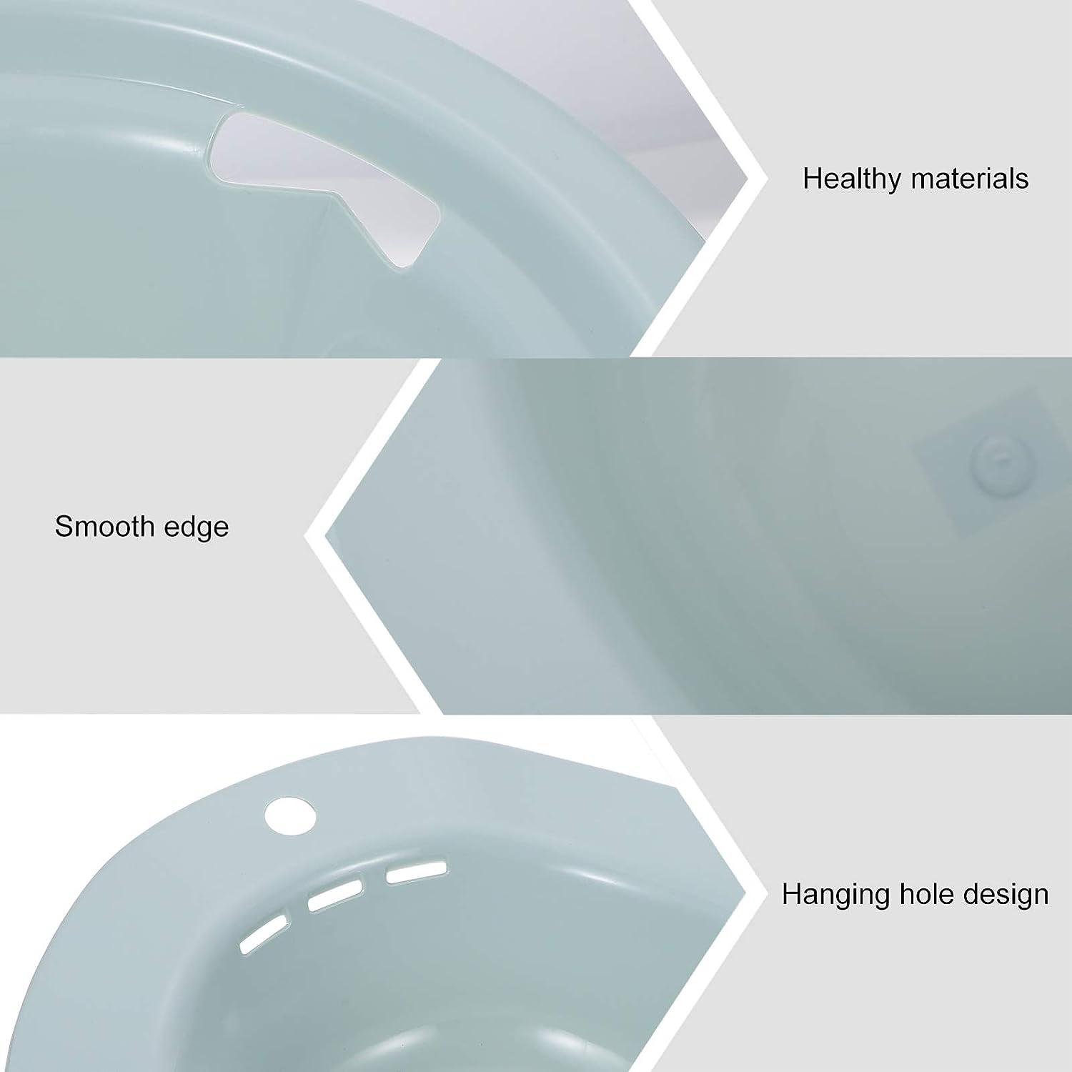 Healifty Sitz Bath Over The Toilet Perineal Soaking Bath Basin Bidet