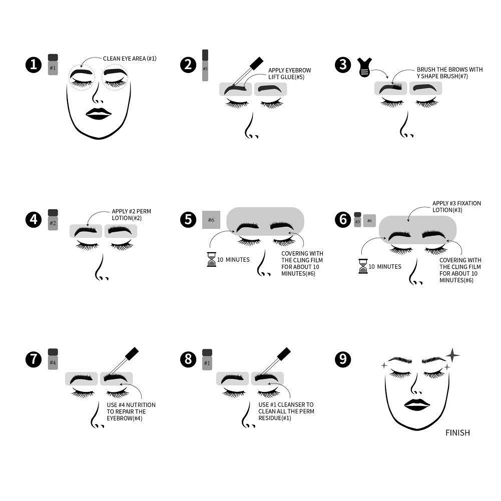 Brow Lamination Kit, Professional Eyebrow Lift Kit, Eyebrow Pomade