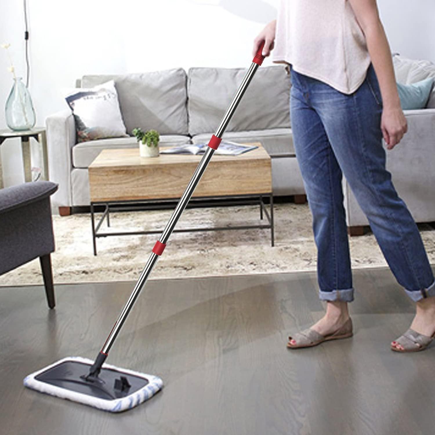 Ziivita Spin Mop Handle Replacement 4 Sections Compatible with Ocedar