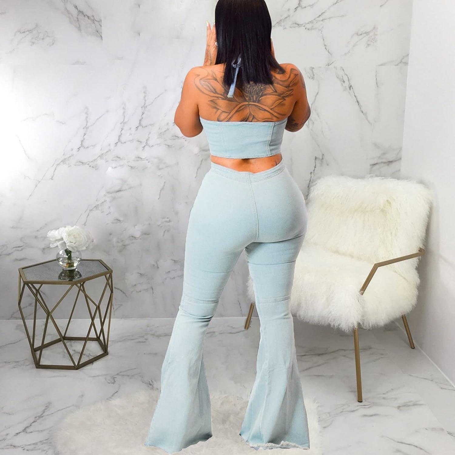 Two piece bell bottom set sale