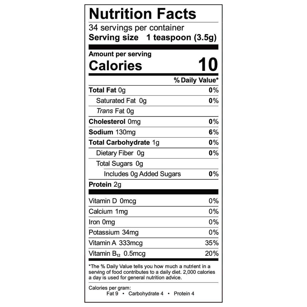 The Vegg Vegan Egg Baking Mix 4.2 Oz (34 Eggs)