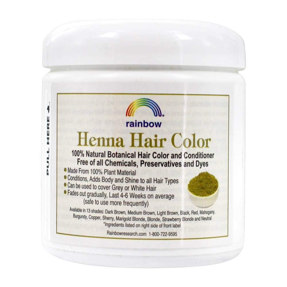Rainbow Research Henna Hair Color - Persian Marigold Blonde 4oz Natural Dye