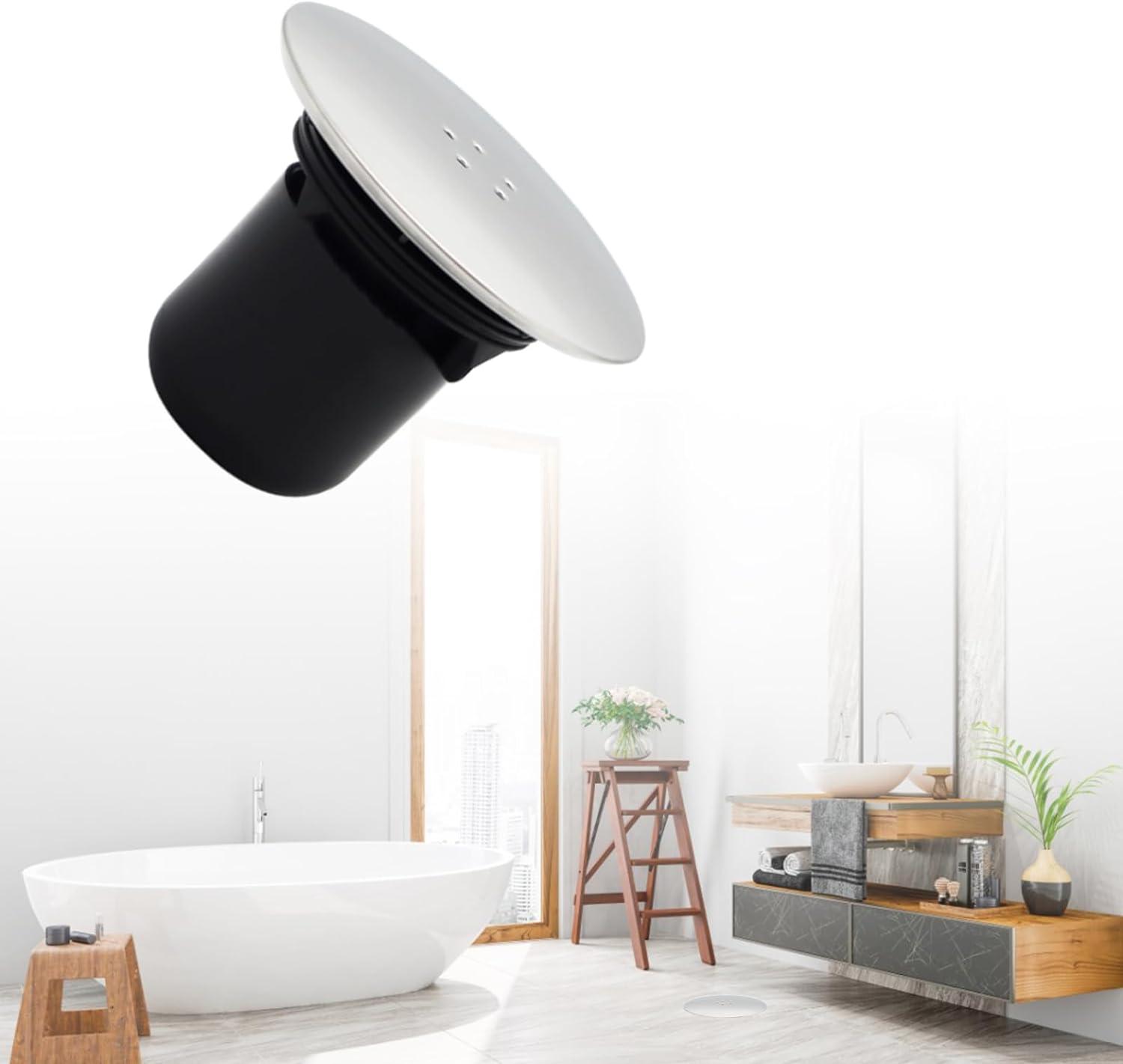 Plastic Shower Plughole Cover Shower Trap Cover Replacement Waste Drain