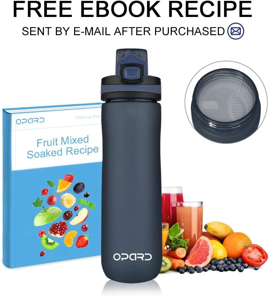 Opard Sports Water Bottle, 20 Oz BPA Free Non-Toxic Tritan Plastic