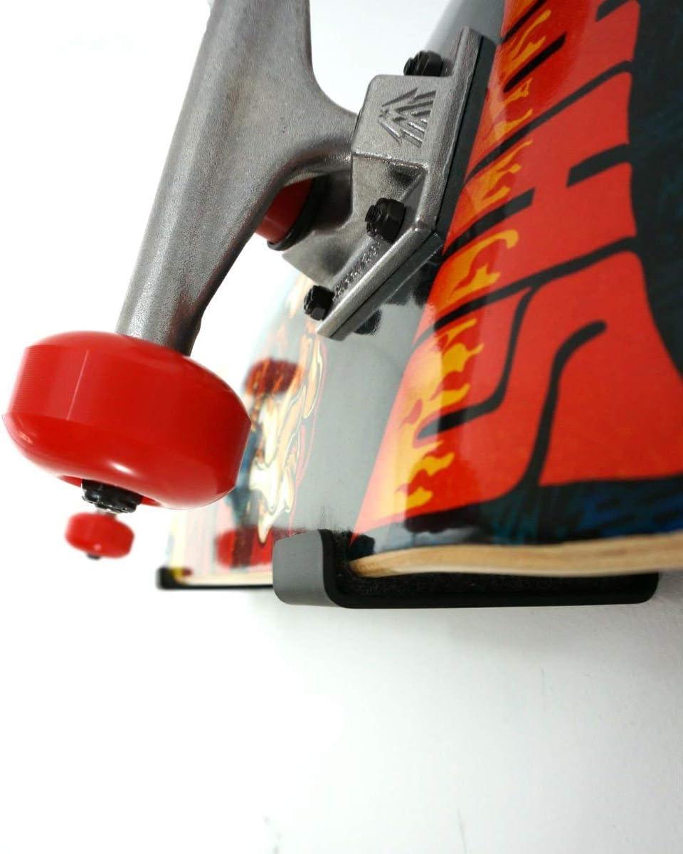 StoreYourBoard Skateboard Wall Rack - Trifecta Mount For Skateboards, Longboards & Sports Gear
