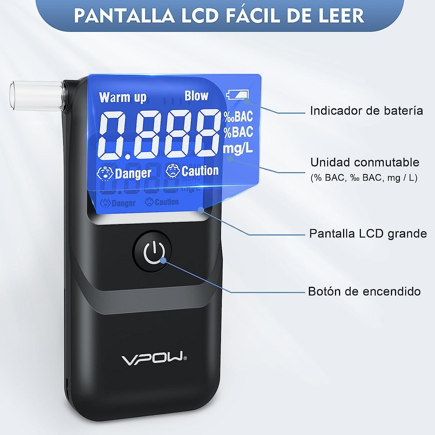 Breathalyzer to Test Alcohol VPOW Alcohol Breathalyzer Tester with