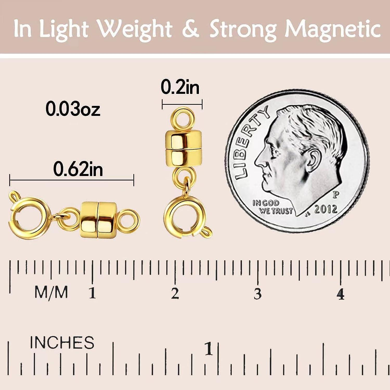 Strong magnetic jewelry clasps