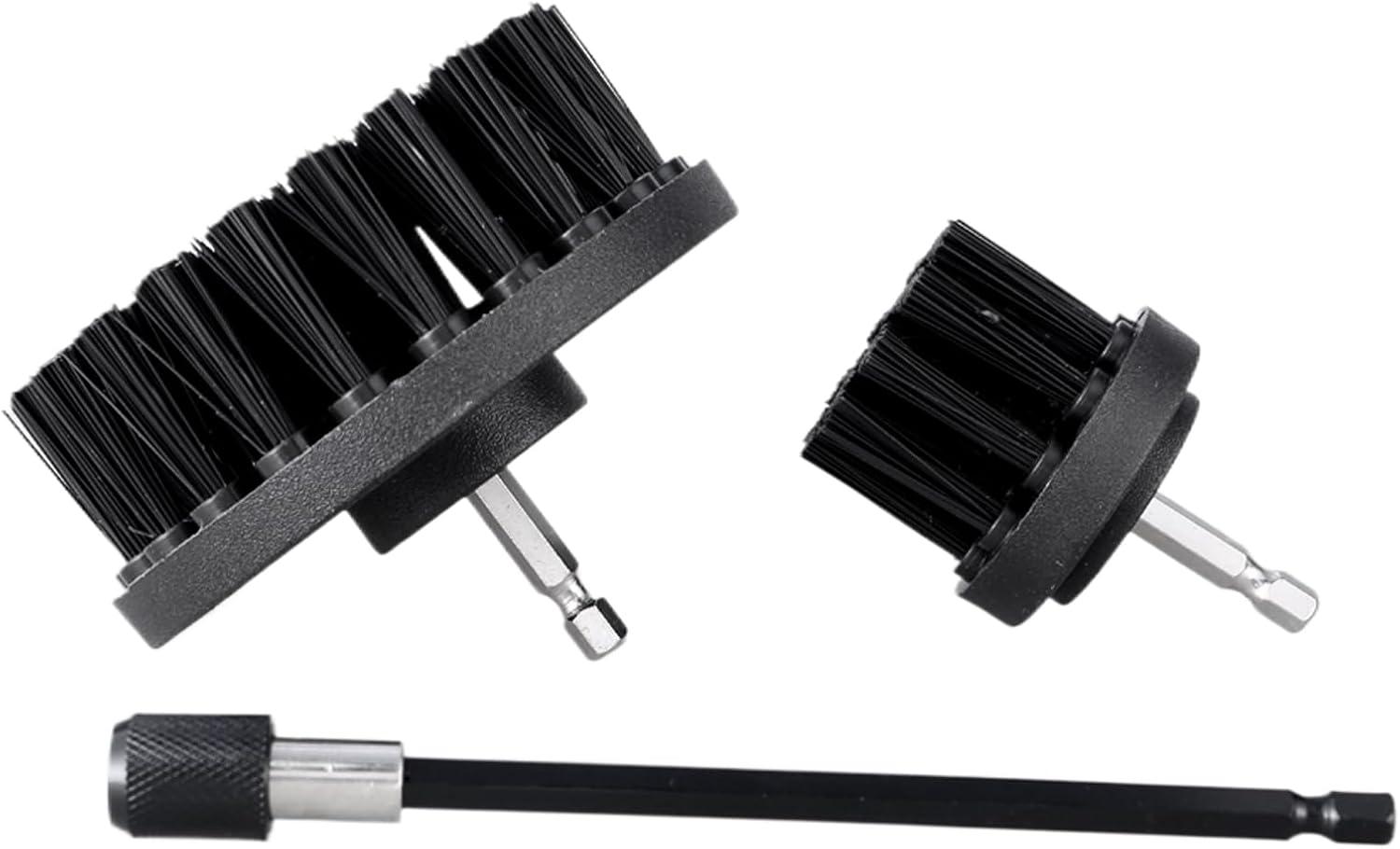 3 Pack Drill Brush Power Scrubber Cleaning Brush Extended Long Attachment Set All Purpose Scrub Attachment Kitchen Kit Grout Floor Shower Tile Bathroom - View #5