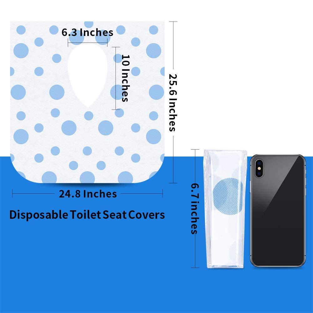 Toilet Seat Covers Disposable, Famard Extra Large Portable Potty Seat