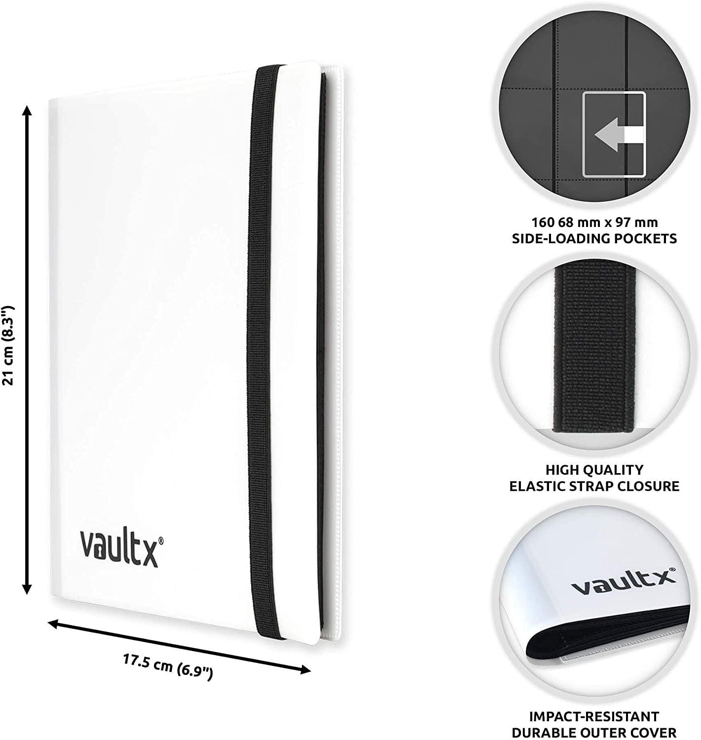 Vault X 4-Pocket Trading Card Album - 160 Side Loading Pocket Binder for  TCG (White) | Buy Now with Express International Delivery | GoSupps.com
