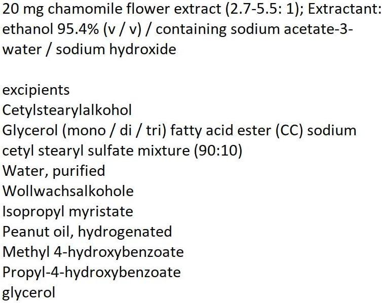 Kamillosan Cream Chamomile Herbal Cream for Various Forms of Eczema 40g
