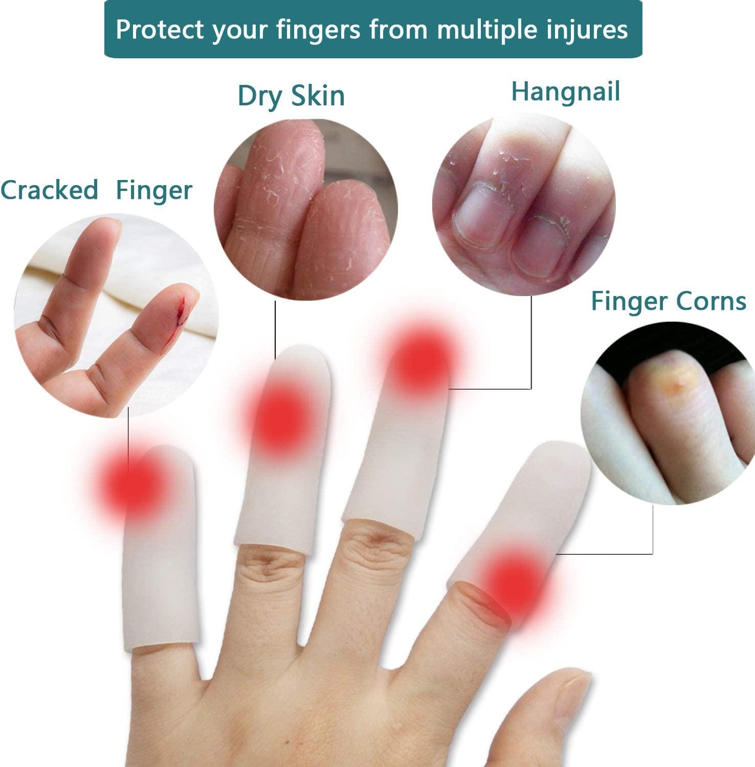 Silicone Finger Protectors for Trigger Finger & Arthritis Small8pcs