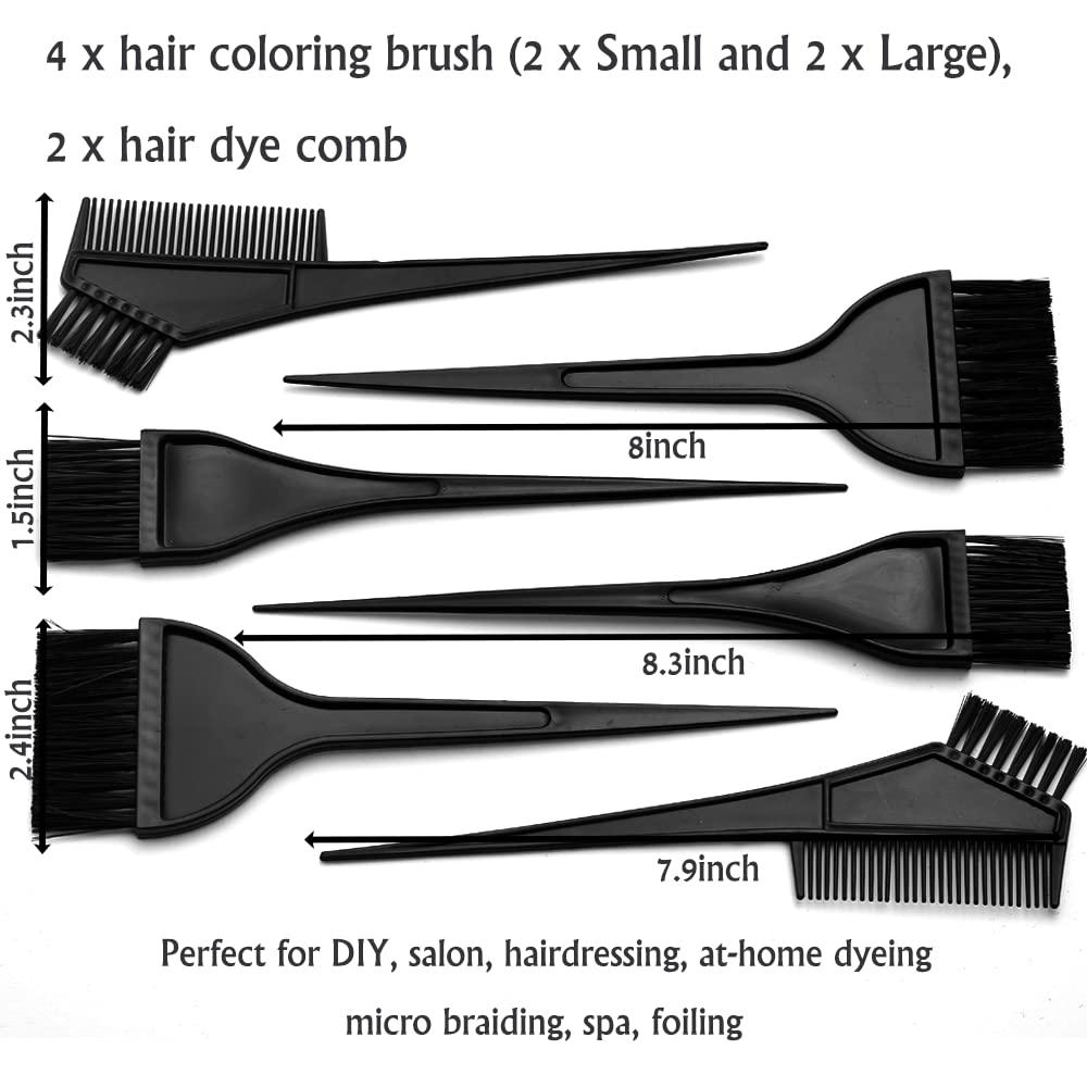 Hair Dye Coloring DIY Beauty Salon Tool Kit - Borogo 20Pieces Hair Tinting  Bowl, Dye Brush, Ear Cover, Gloves for DIY Salon Hair Dye Tools Hair  Coloring Bleaching Hair Dryers Hair Dye
