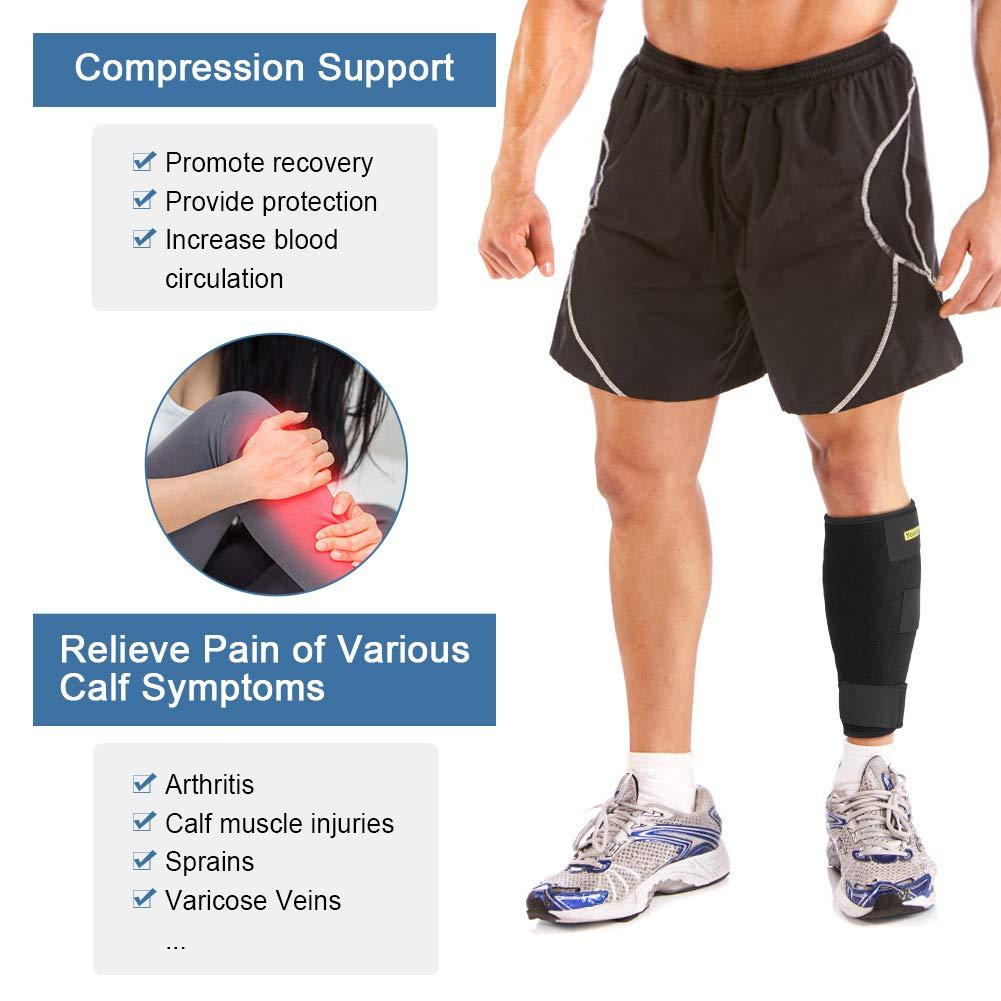 Adjustable Calf Support Brace Right Left Calf Compression Bandage Shin