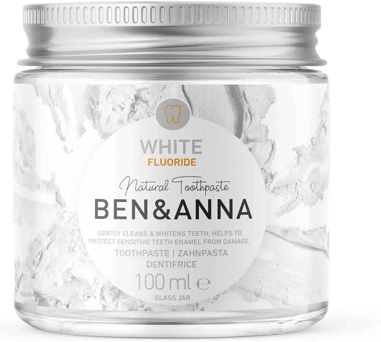 Buy Ben & Anna Natural Toothpaste with Fluoride - Activated Carbon ...