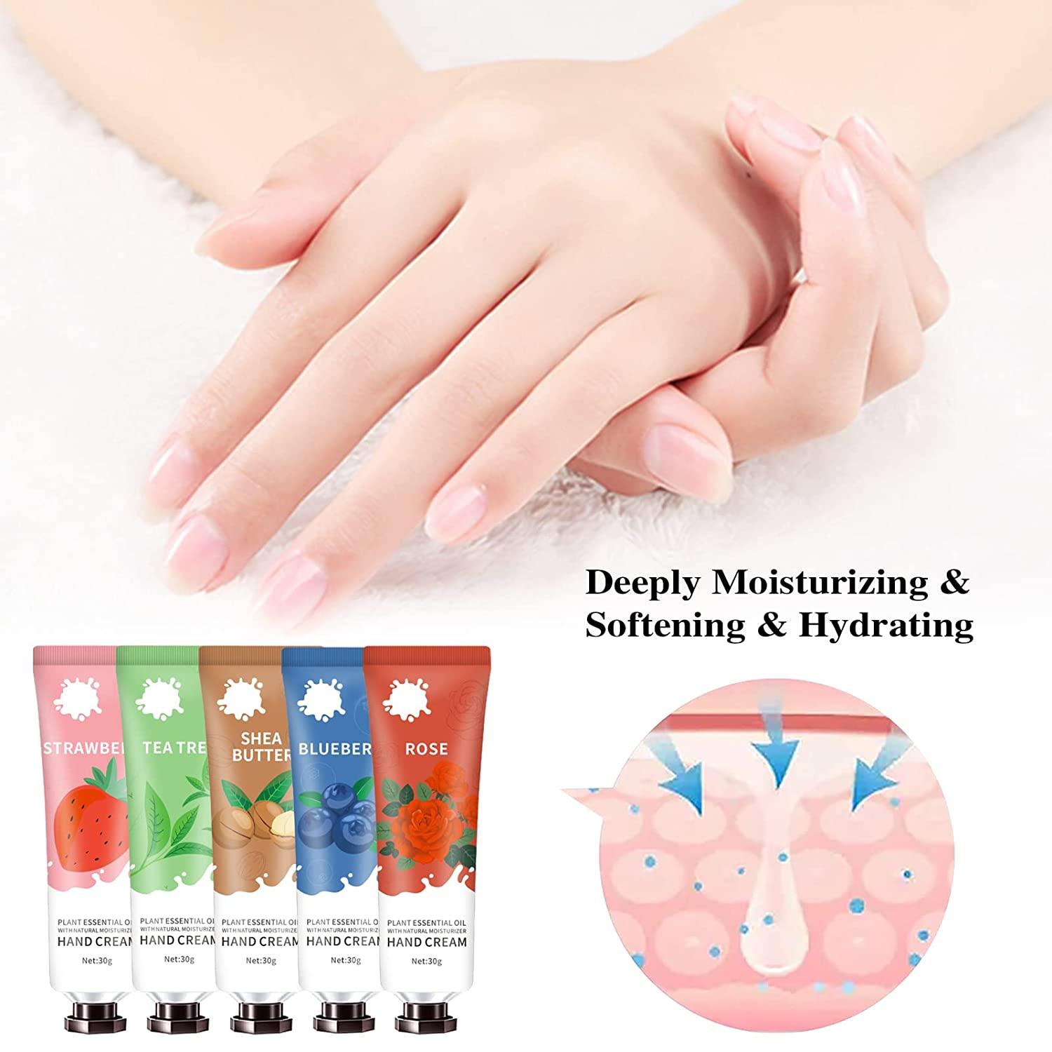 10 Pack Hand Cream Gift Set Hand Lotion for Dry Cracked Hands,Natural Hand Care Moisturizing