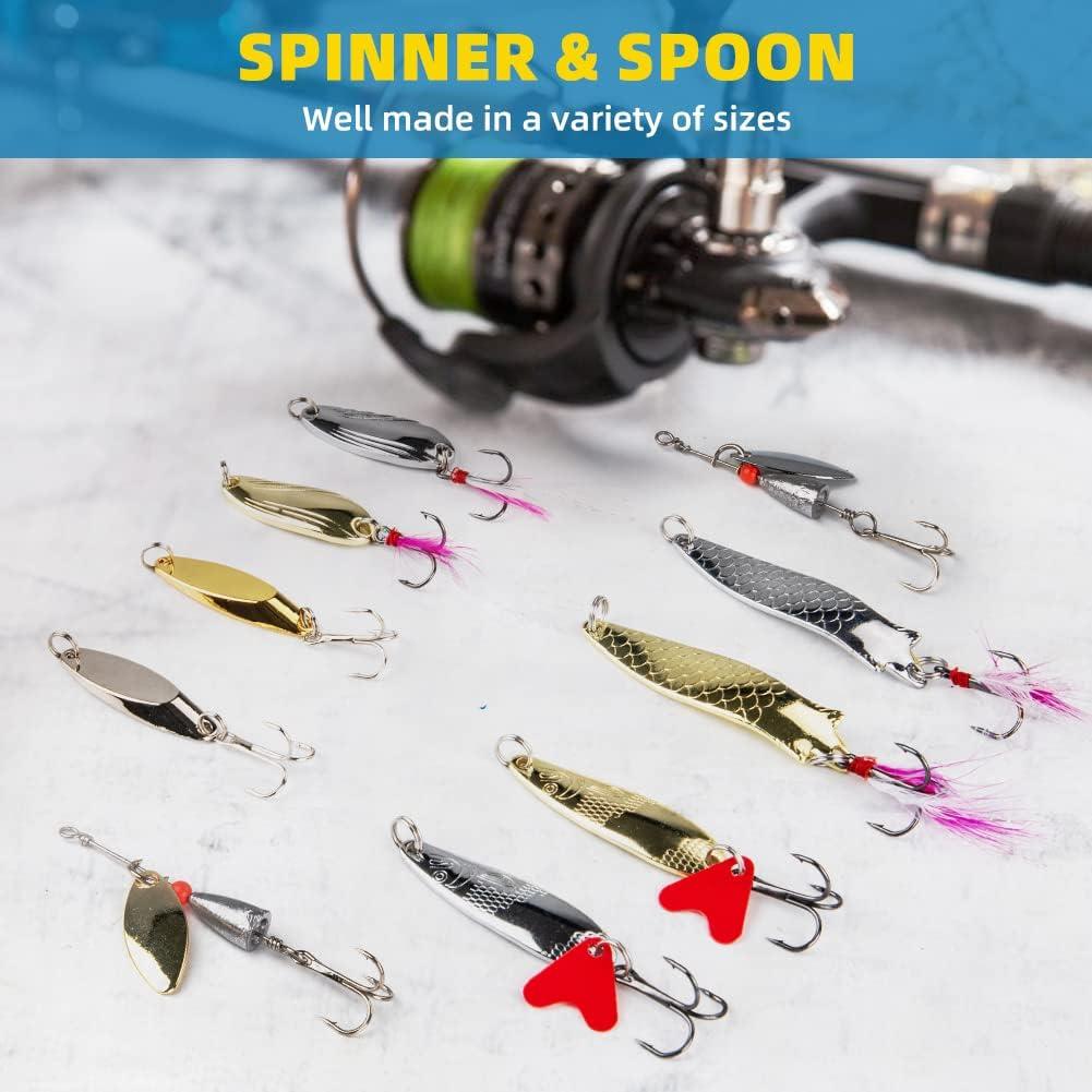 20 Pack Fishing Spoon DIY for Hard Lures Fishing Attractor