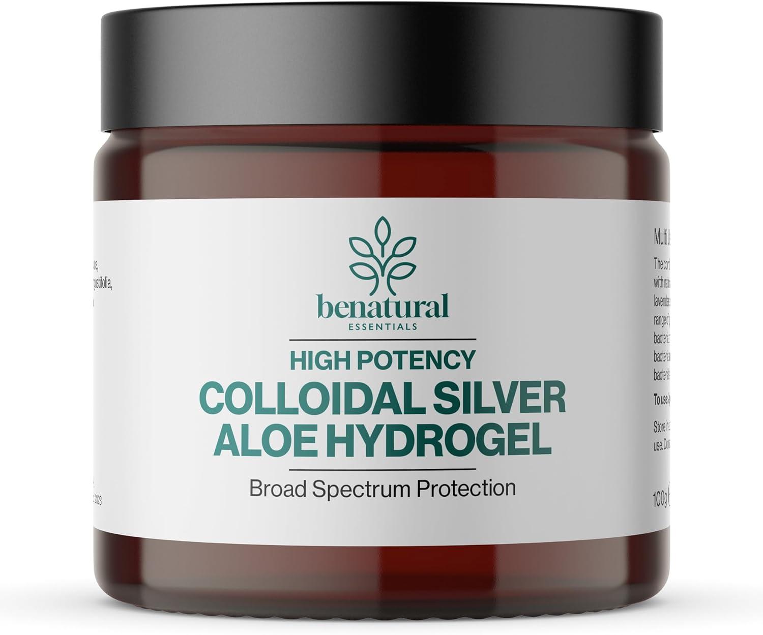 Benatural Essentials Premium Colloidal Silver Aloe Hydrogel 100g