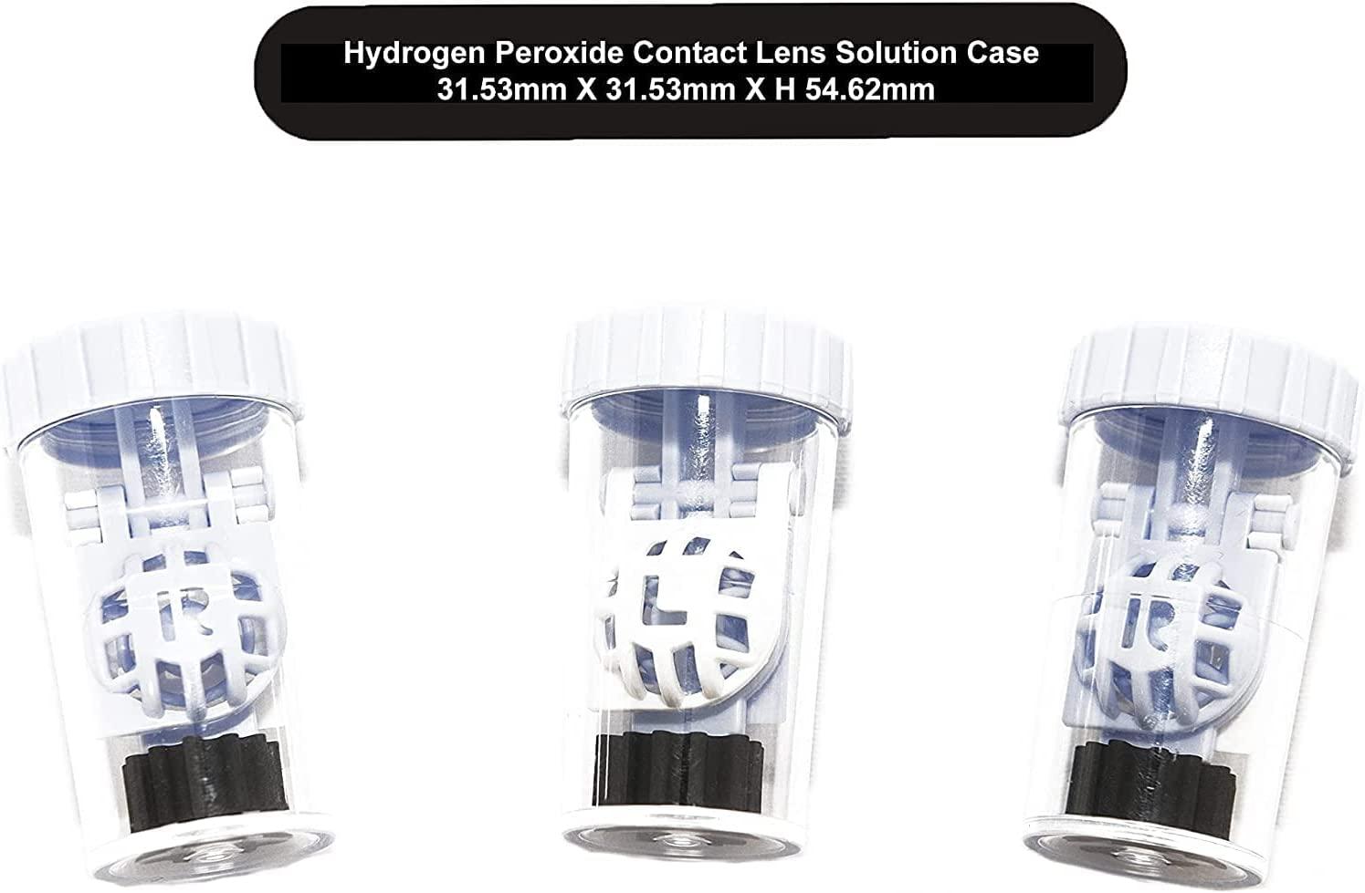 SPORTS WORLD VISION Hydrogen Peroxide Contact Lens Case (3 Pieces) Easy