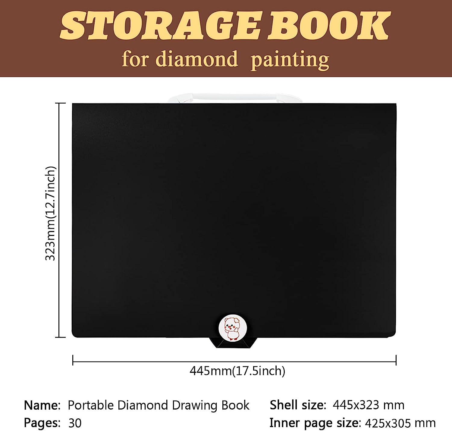 A3 Diamond Painting Storage Book, Large Diamond Art Storage