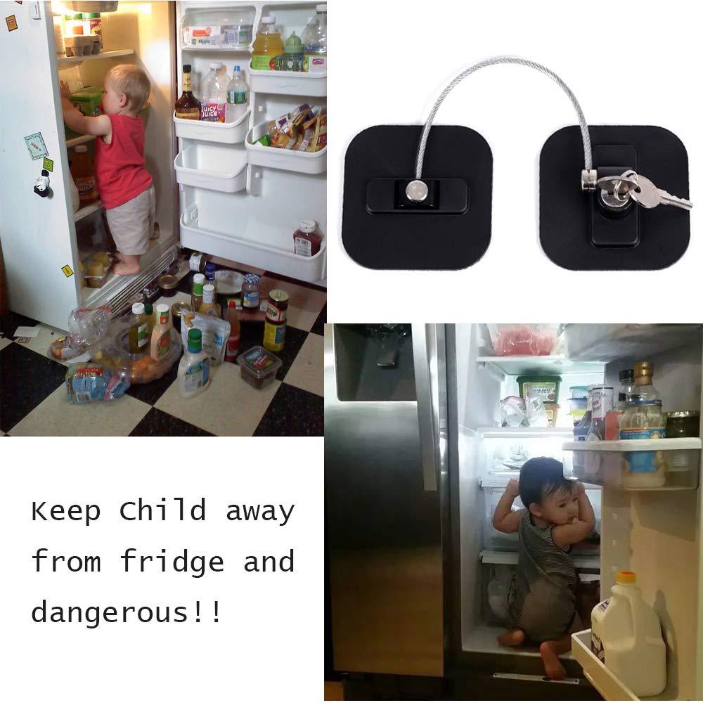 Mum puts lock on fridge to stop kids getting in it and making a