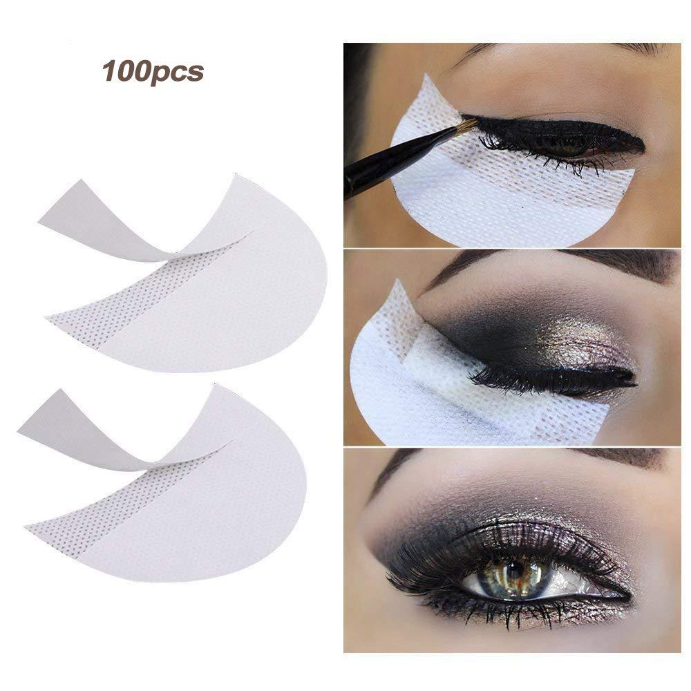 6 Pairs Reusable Eyeliner Eyeshadow Stickers, Professional Lint Free Eye  Gel Pad Eye Tattoo Makeup Set Makeup Tape Supplies for Daily Party  Cosplay，A1 