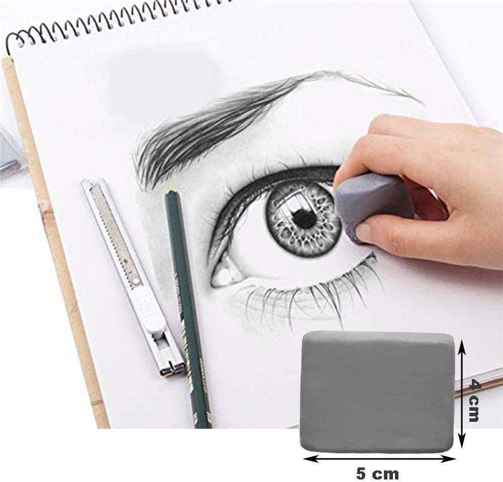 12-Piece Blending Stumps And Tortillions Set For Drawing | Paper Smudging Tools For Sketching & Shading