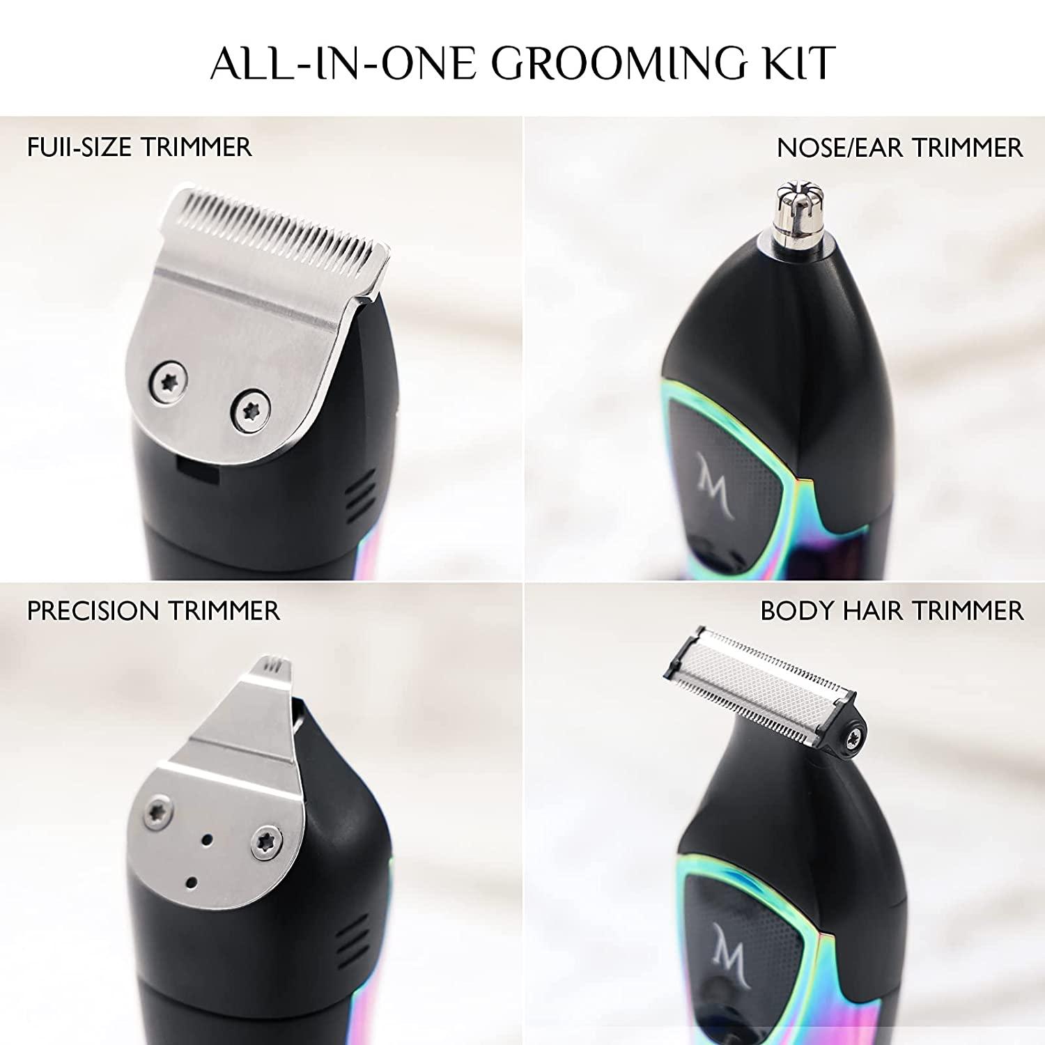 Memorism Men's Grooming Kit Foil Shaver, Body Hair & Beard Trimmer