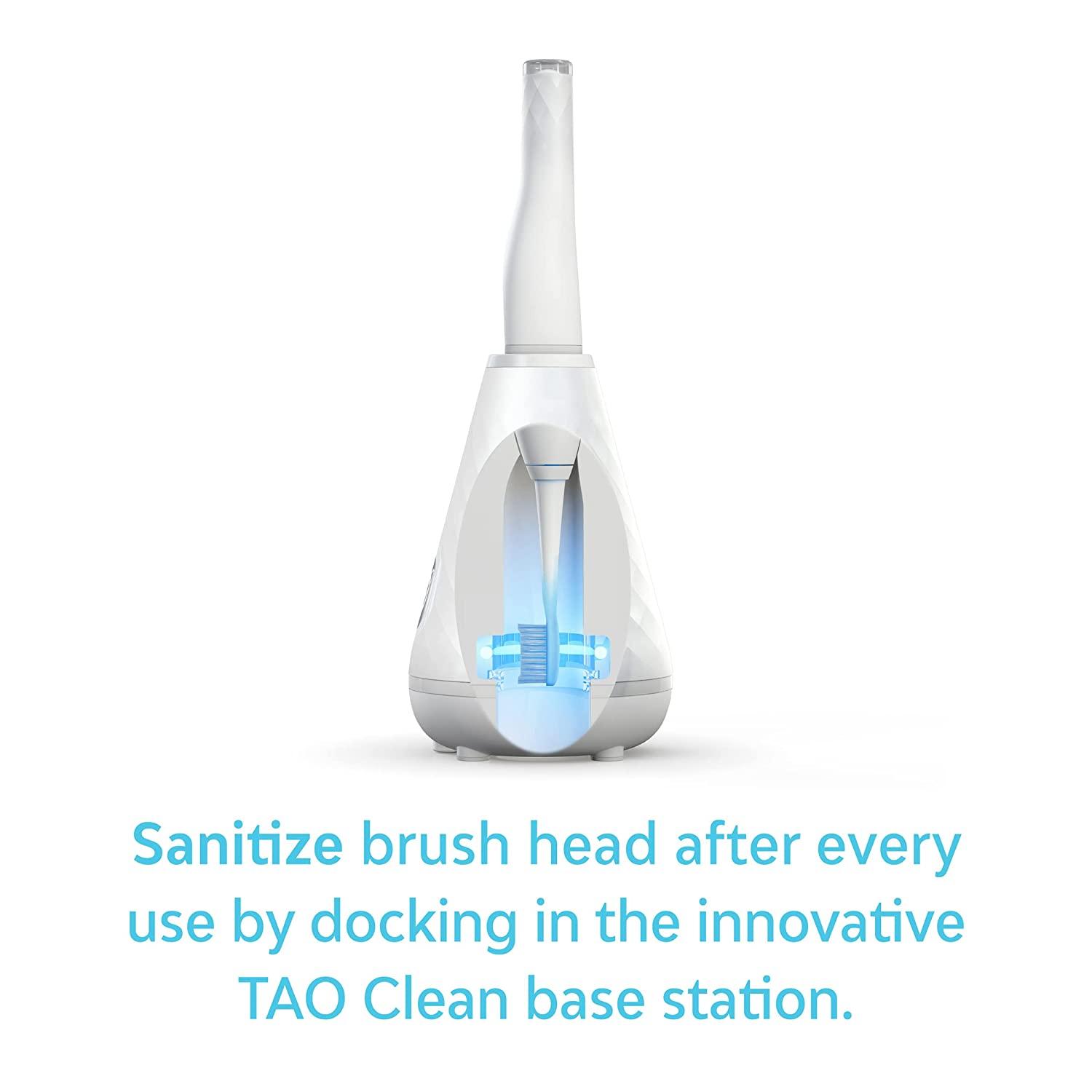 TAO Clean Sonic Electric Toothbrush Replacement Heads (3Pack) Replacement Heads for the TAO