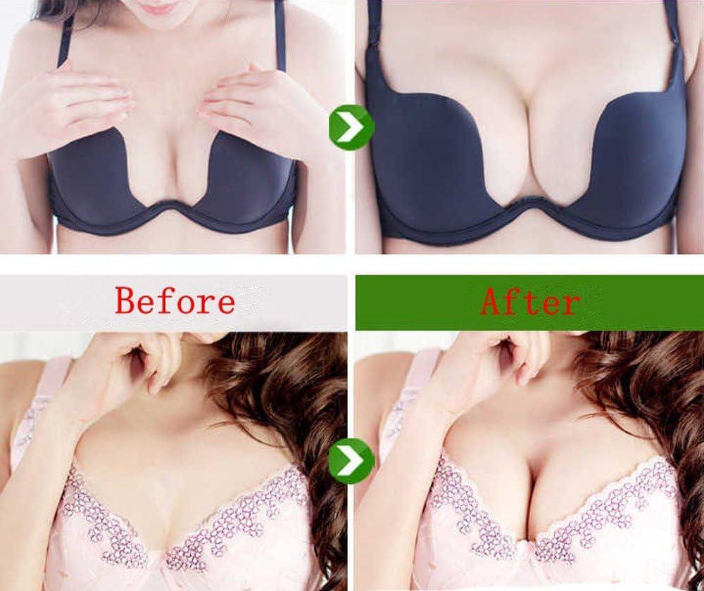 Talkyo Breast Enhancement Smooth Big Bust Large Breast Heads Remover (White  One Size) White One Size