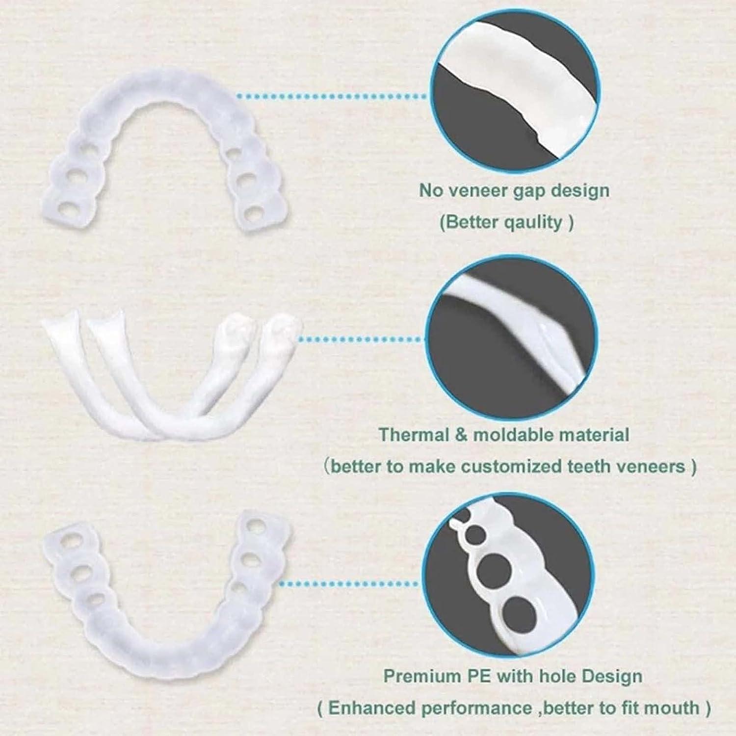 Smile Teeth Customizable Temporary Perfect Fake Teeth Molds Braces